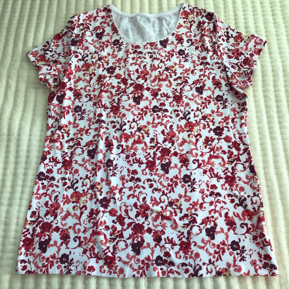 Kim Rogers floral top